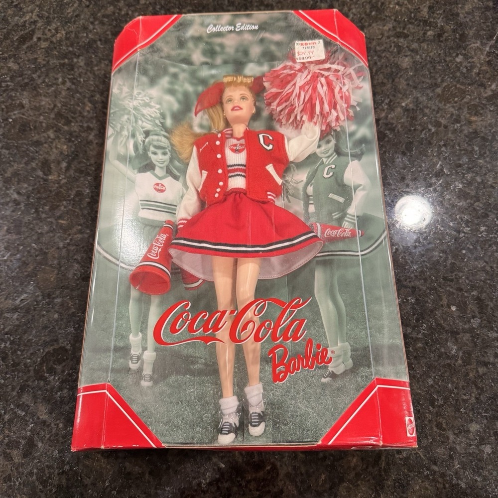 Mattel Collector Edition Coca-Cola Barbie Doll Cheerleader Outfit 12in MPN 28376